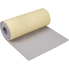 BENECREAT 2 m x 30 cm Self-Adhesive EVA Foam Roll, 5 mm Thick Light Grey Waterproof Insulation Foam Panel for Halloween, Cosplay, Art Supplies, Crafts, Furniture Protection