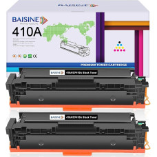 BAISINE 410A juodas toneris suderinamas su HP 410A CF410A 410X CF410X toneriu, skirtu HP MFP m477fdw toneriui, Color Laserjet Pro MFP M477fdw M477fdw M477fnw M477fdn M377dw M452dn M452nw M452dw