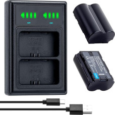 Marveleese NP-W235 baterijų įkroviklio rinkinys, dviejų lizdų NP-W235 įkroviklis, skirtas 
