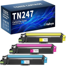 Halloya TN-243CMYK TN247 Toneris suderinamas su Brother MFC L3750CDW DCP-L3550CDW Toneris MFC-L3750CDW MFC-L3750CDW MFC-L3770CDW MFC-L3730CDN HL-L3230CDW HL-L3210CW MFC-L3710CW TN243CMYY K TN 24 7 TN-243 3 pakuotės