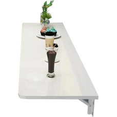 Wandschreibtisch für kleine Räume, wandmontierter Schreibtisch, schwebender Drop-Leaf-Schreibtisch, Esstisch, klappbarer Schreibtisch mit Halterungen für platzsparende Küche, Bad (Größe (L x B x H