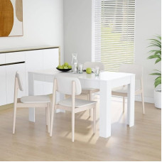 Dining Table Kitchen Table Dining Room Furniture Kitchen Table Top Kitchen Table Small Table Living Room Dining Table Wood Kitchen Furniture Dining Table White 140 x 74.5 x 76 cm Wood Material