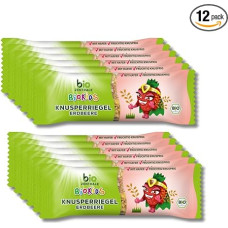BioKids Strawberry Crisp Bar 12 x 20 g