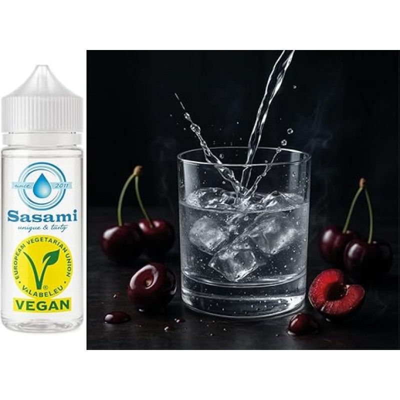 Vyšnių vandens aromato koncentratas Vegan Sasami 10 ml