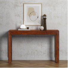 NTC Flow Dining Table (Console, Dark Walnut, 47.2