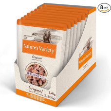 Nature's Variety Original No Grain Paštetas suaugusiems šunims su kalakutiena - dėžutė 8 x 300 g