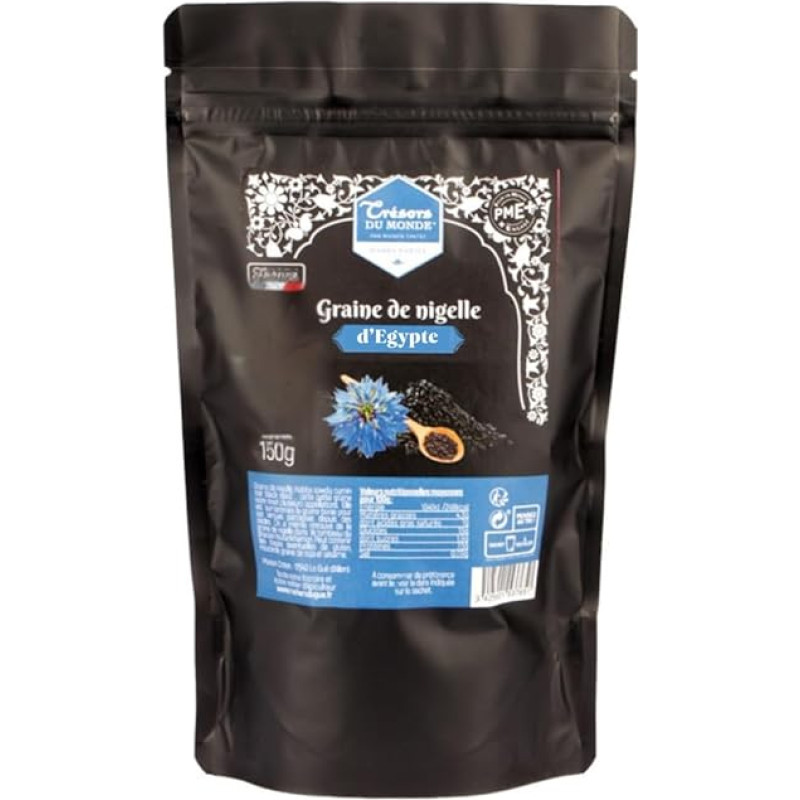 Maison Crétet Juodųjų kmynų sėklos iš Egipto Habba Sawda Juodųjų sėklų medus 150 g