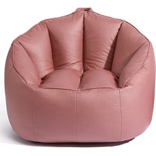 Kreative Freizeit Kleine Wohnung Stoff Faule Sofa, Single Balkon Schlafzimmer Kleines Sofa Bohnenbeutel Sofa rožinė