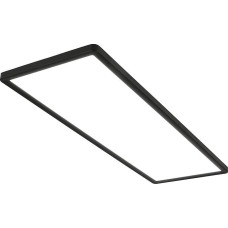 BRILONER LED Ceiling Light with Indirect Light, Flat, Neutral White Light Colour, Lamp, Ceiling Light, Living Room Lamp, LED Panel, Kitchen Lamp, Ceiling Spotlight, 58 x 20 x 3 cm, Black