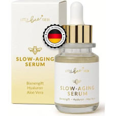little bee fresh Anti-Ageing Serum su tikrais bičių nuodais, hialuronu ir alaviju | raukšlėms ir brandžiai odai | didelės dozės lėtai senstančios bičių nuodų serumas | 100 % bitininko kokybė