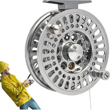 Angelrollen, Fliegenfischerrutenrolle | Fliegenfischen-Vorderrolle,Angelrolle aus Aluminiumlegierung für Herren, Angelausrüstung, Angelzubehör