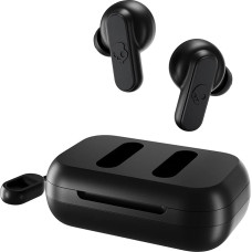 Skullcandy Dime 2 In-Ear Wireless Headphones, 12 Hours Battery Life, Micro, Compatible with iPhone, Android and Bluetooth Devices - Black