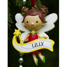 Boxer Gifts Lilly Fairy Decoration, Ceramic, Multi-Colour, 7.2 x 5 x 1 cm