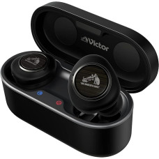 JVC HA-FW1000T-U True Wireless Earphones, Wood Series (Wooden Dome), Bluetooth 5.2, Noise Cancelling, HA-FW1000T-U