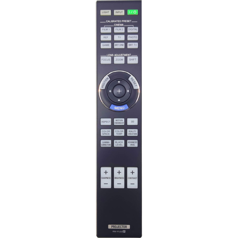 Leankle Remote Control for Sony VPL-GT100, VPL-VW1100, VPL-VW1100ES, VPL-VW600ES Projectors