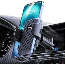 RUAMUAFLY Car Air Vent Phone Holder, 2024 Material Upgrade Phone Holder Mobile Stand Truck Car Mount for iPhone 15 Pro Max 14 13 12 Android