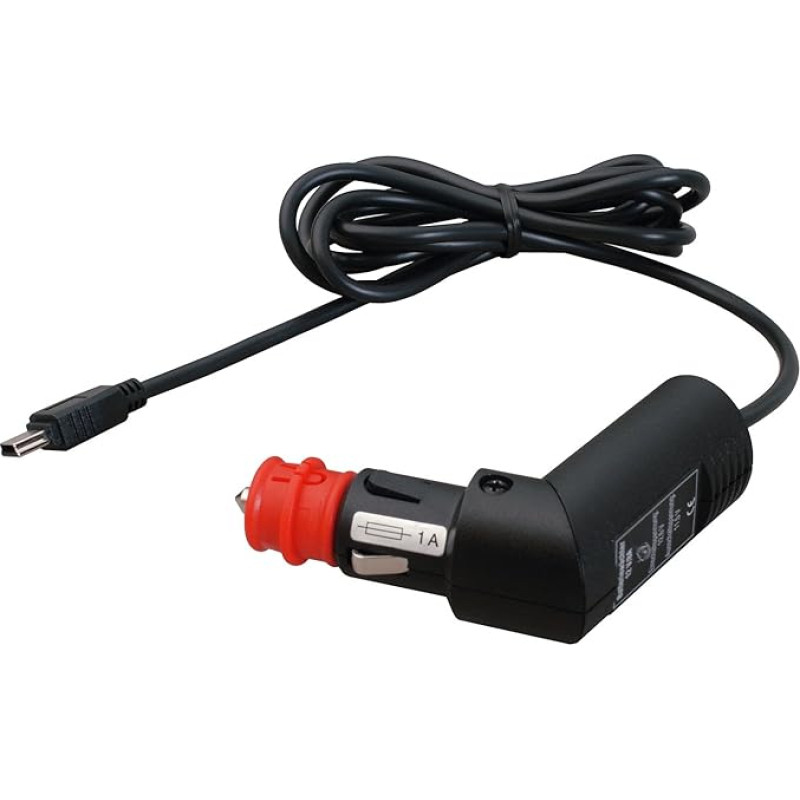 ProCar 67854800 Car Charger with Mini USB Plug