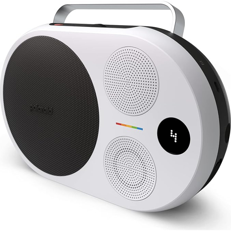 Polaroid P4 Music Player (Black) - Powerful Large Room Wireless Bluetooth Speaker Rechargeable with Dual Stereo Pairing