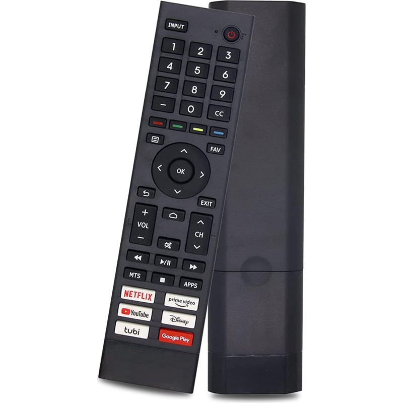 FOXRMT Hisense Universal TV Remote Control for All Hisense 4K UHD Android Smart TV 75A6G 70A6G 65A6G 60A6G 55A6G 50A6G 43A6G 55U68G 65U68G 55U6G 50U6G 65U6G 75U6G 50U6G 50U68G without Settings ing-up