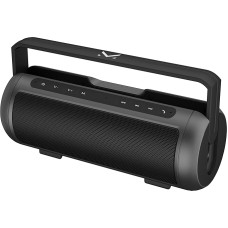 MAJESTIC Planet Rechargeable Bluetooth Speaker, USB/microSD/AUX-IN, Built-in Microphone for Hands-Free Calls, Black