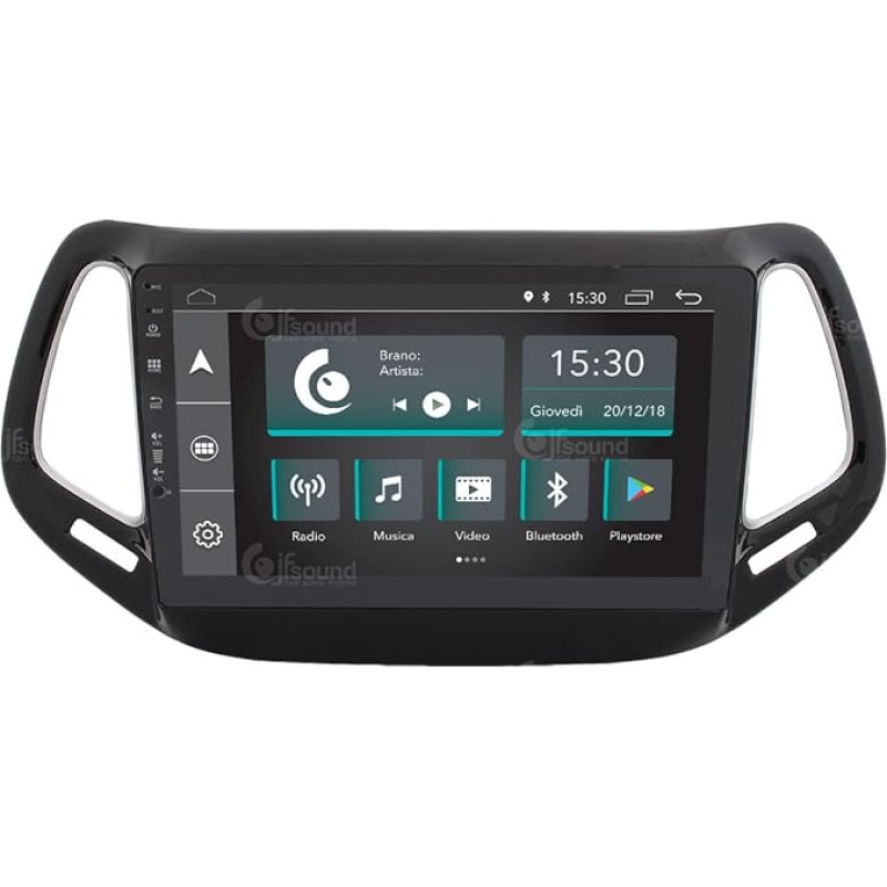 Costum Fit Car Radio for Jeep Compass Android GPS Bluetooth WiFi Dab USB Full HD Touchscreen Display 10 Inch Easyconnect