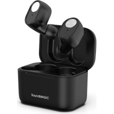 SoundMAGIC T60BT True Wireless Earphones In-Ear Bluetooth Headphones with Microphone HiFi Stereo Sports Earphones Waterproof Black