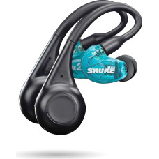 Shure AONIC 215 TW2 True Wireless Sound Insulating Earphones with Bluetooth 5 Technology, Premium Audio with Deep Bass, Secure Adjustment Over The Ear, 32 Hours Battery Life (Gen 2) - Blue