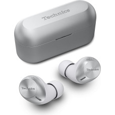 Technics EAH-AZ40-S Premium Class True Wireless In-Ear Headphones (Bluetooth, Touch Control) Silver