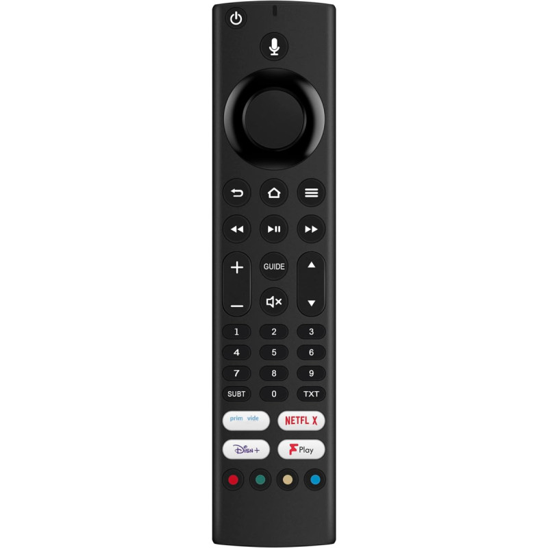 VINABTY Fire Replacement Voice Remote Control for JVC Smart 4K Ultra HD HDR LED TV LT-43CF810 LT-50CF810 LT-55CF810 LT-65CF810