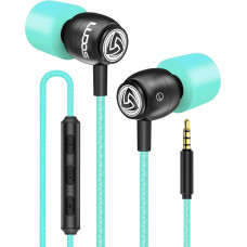 LUDOS Clamour In-Ear Headphones - Wired Earphones with Microphone and Bass, Premium Audio Quality, Memory Foam, Reinforced Cable, Headphones with Volume Control for iPhone, Apple, iPad