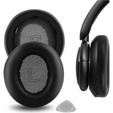 Geekria Elite Sheepskin Replacement Ear Pads for Anker Soundcore Life Q30, Life Q35 BT Headphones, Ear Pads, Headset Ear Pads, Ear Cups, Repair Parts (Black)