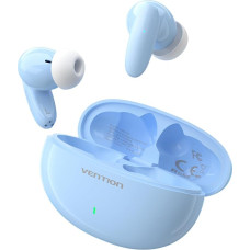 VENTION In-Ear Headphones Bluetooth 5.3 TWS Wireless HiFi Stereo Wireless Headphones Noise Cancelling Earphones Built-in Microphone for iPhone Android Blue