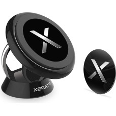 Xeratti Car Mount | Premium Universal Magnetic Dashboard Mount for Mobile Phones & Tablets, Apple iPhone 11, XR XS X MAX, Samsung Galaxy S10, S9, S8, OnePlus, Smartphone Desk Holder