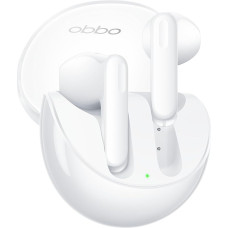 OPPO Enco Air3 Wireless Headphones, Bluetooth 5.3, Noise Cancellation, Wireless Charging, Low Latency, High Capacity Battery, IP54, White