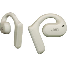 JVC Nearphones HA-NP35T-W True Wireless Earbuds, Open Ear Design, Noise Cancelling for Clear Assignment, Water Protection (IPX4), Microphone Muting Function, 17 Hours Playback, Bluetooth 5.1, White