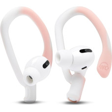 WC HookZ - Patented Improved Over Ear Straps for AirPods Pro 1, 2 and AirPods 1, 2 and 3 - Two Size Pairs Included in the Package Made by Wicked Cushions | Pink Marble