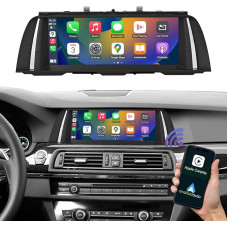 Road Top 10.25 Inch Car Radio Touchscreen Wireless CarPlay Android Car for BMW 5 Series F10/F11 2012-2016 Year with NBT System, Car Stereo Multimedia Car Radio Receiver (Not for F07!)