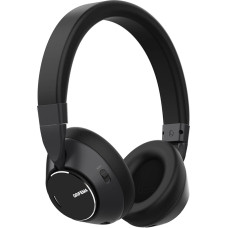 GRIFEMA GH1001 Bluetooth 5.3 Headphones Over-Ear, Active Noise Cancelling Headphones, HiFi Stereo Headset with Microphone, with USB-C Quick Charge, Connection of 2 Devices, Black