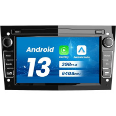 AWESAFE Android 13 Radio for Opel Corsa, Astra, Zafira, Meriva with 7 Inch Screen, 2GB + 64GB, Navi, Carplay, Android Car, Bluetooth