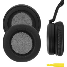 Geekria Earpad Replacement for AKG K540, K545 Headphones Ear Pad/Ear Cushion/Ear Cups/Ear Cover/Earpads Repair Parts (Black PU)