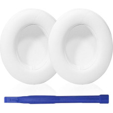 Aiivioll - Ear pads compatible with Beats by Dr.Dre Studio 2 Studio 3 B0500 B0501 wired wireless over-ear headphones (white)