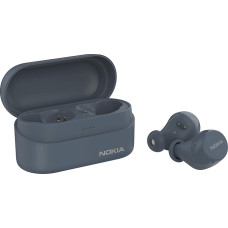 Nokia BH-405 Power Earbuds Lite Real Wireless Headphones, 35 Hours Playtime, IPX7 Waterproof, Bluetooth Compatible, Compact Wireless Charging Bag, Fjord