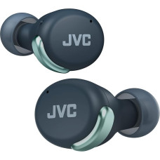 JVC HA-Z330T-G - Compact True Wireless Earphones, Active Noise Cancelling, Lightweight, Stylish Design, BT 5.2, Waterproof (IPX4), 21 Hours Playtime, Low Latency Mode for Games, (Green)