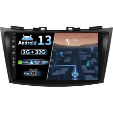 JOYX Android 12 IPS Car Radio Suitable for Suzuki Swift/Ertiga (2011-2017) - Built-in CarPlay Android Car - Free Camera - 2G + 32G - 9 Inch 2 DIN - DSP DAB Steering Wheel Control WiFi Fast Boot 4G BT