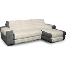 Elegantiška dygsniuota lovatiesė, 190 cm, kreminė