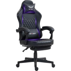 BRTHORY Gaming Chair Ergonomic Gaming Chair Desk Chair with Footrest, Linkage Armrests, Racing Gamer Chair 135° PC Chair 150 kg