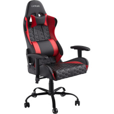 Trust Gaming GXT 708R Resto Gaming Chair, 360° Rotation, Office Chair with Removable Cushion, Height-Adjustable Chair for Computer, Lockable Chair - Red