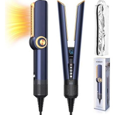 TOSZOLY Air Straightener, 200 m Ion Airstraight with Bag, 2-in-1 Hair Dryer and Hair Straightener for Wet and Dry, 80°C - 160°C Without Heat Damage, Air Styler Hair Straightener for Medium Length Hair
