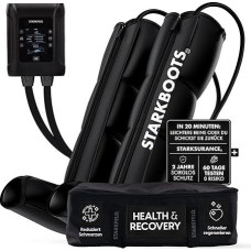 STARKBOOTS® Recovery Boots - Lymphatic Drainage Device & Leg Massager | 40-200 mmHg | For Vein Backflow & Against Water Retention | Maximum Recovery & Relaxation | M
