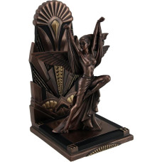 Veronese The Winged Woman Metallic Copper Finish Art Deco Single Bookend Statue